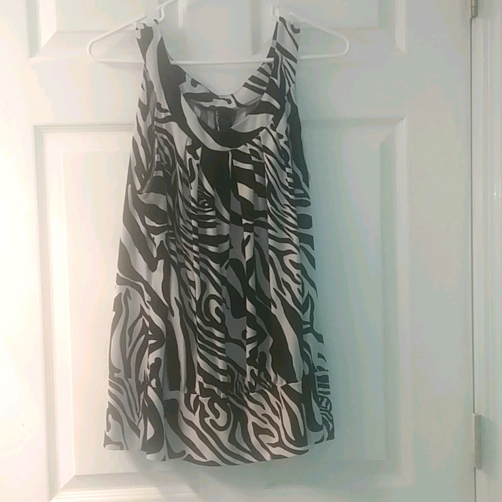 Size XL Zebra Top